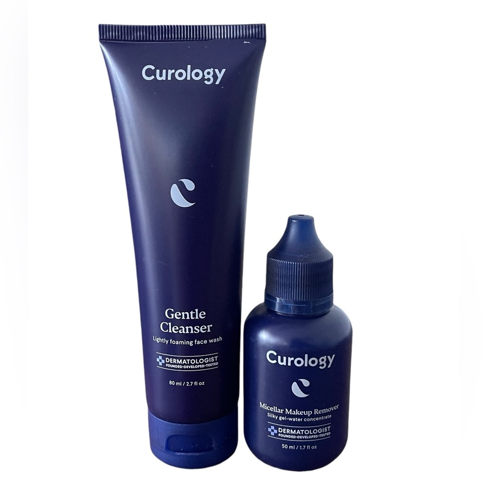 Curology Gentle Cleanser + Micellar Makeup Remover great for sensitive skin